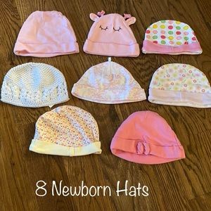 8 Newborn Hats